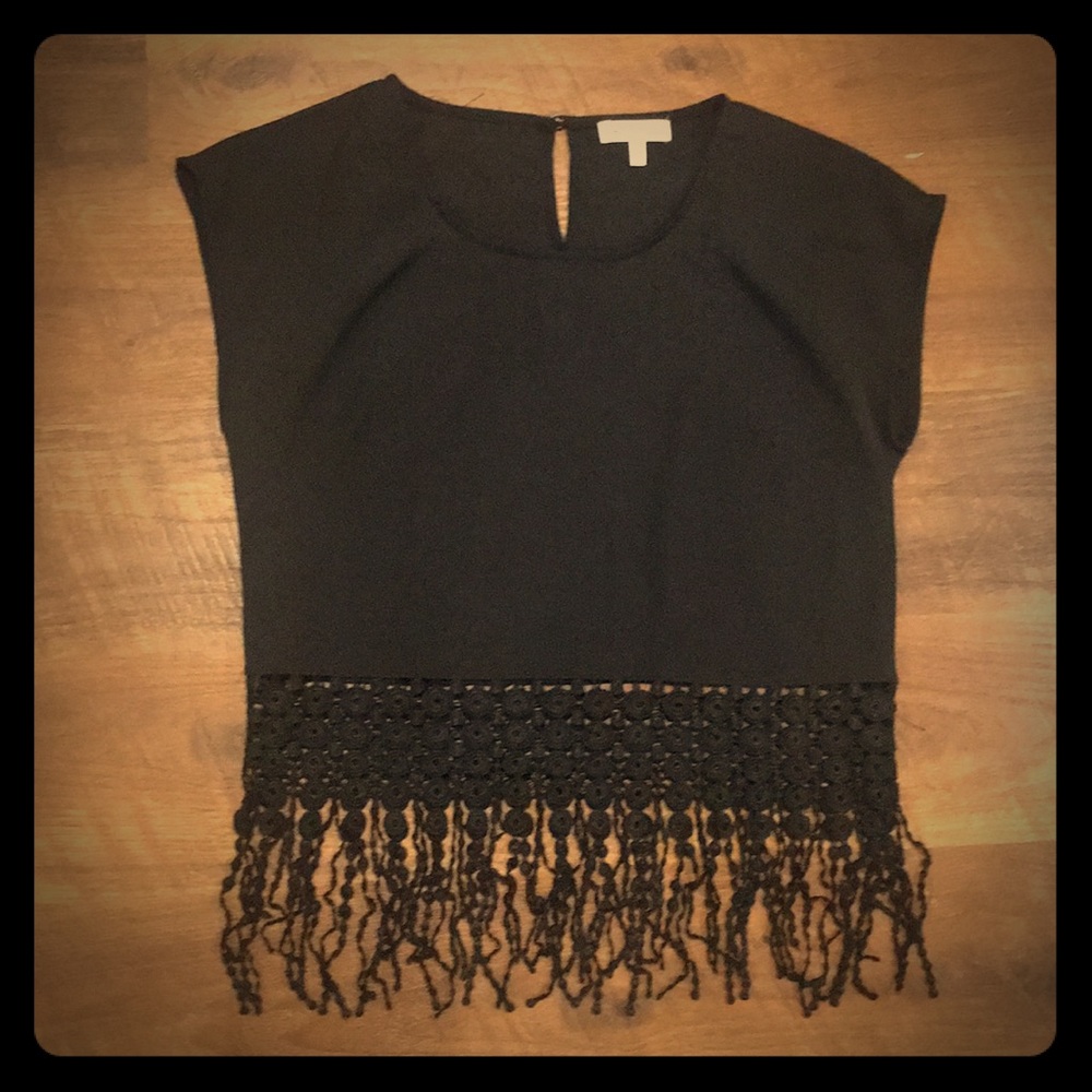 Black Crop Top